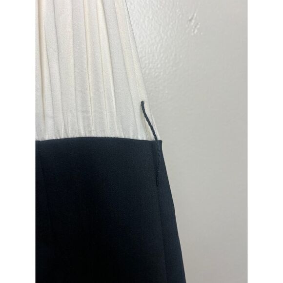 Alice + Olvia Work Cream Silk and Black Dress Sz. 2/4 - Picture 3 of 8